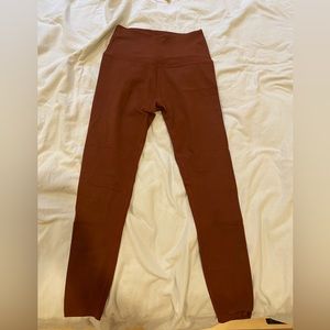 BEYOND YOGA Maroon Leggings
